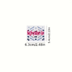 3D Drop Glue Craft and Small Flowers Nail Art Stickers
