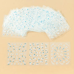 3D Drop Glue Craft and Small Flowers Nail Art Stickers