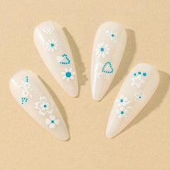 3D Drop Glue Craft and Small Flowers Nail Art Stickers
