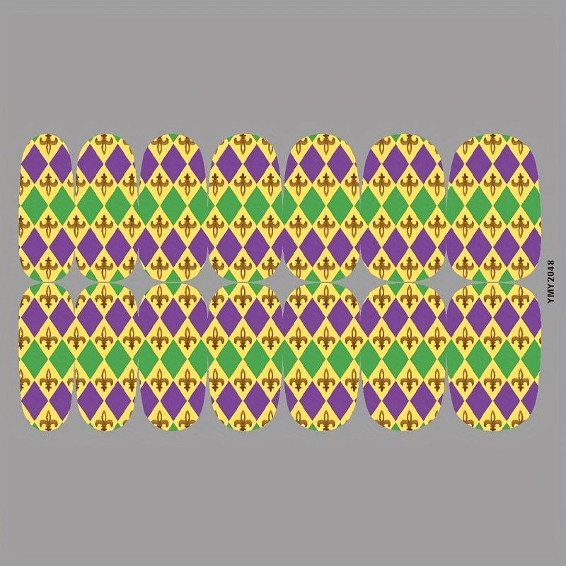 Waterproof Nail Art Decal Strips Full Wraps Self Adhesive Manicure Kits