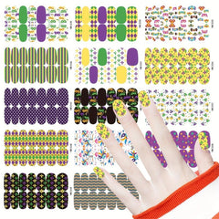 Waterproof Nail Art Decal Strips Full Wraps Self Adhesive Manicure Kits