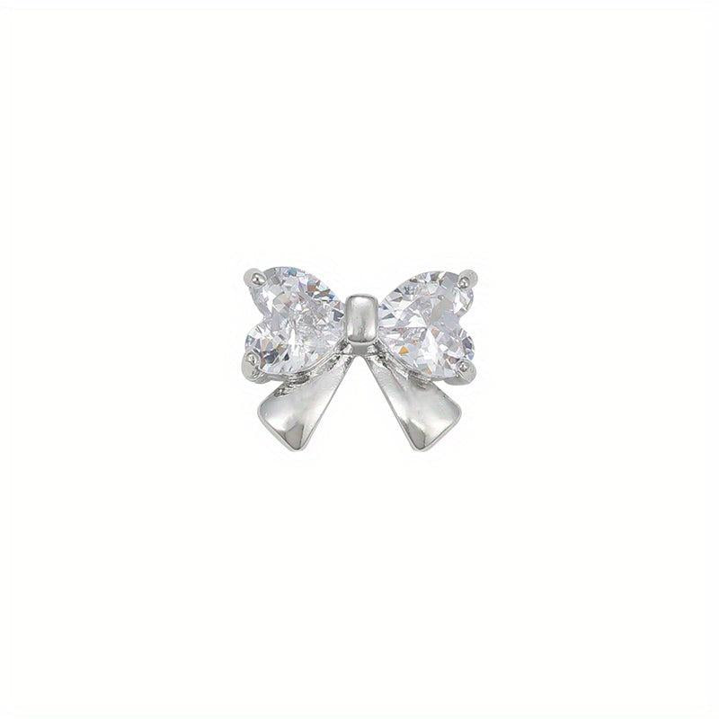 3D Nail Charms with Rhinestones and Pearls DIY Nail Art Accessories