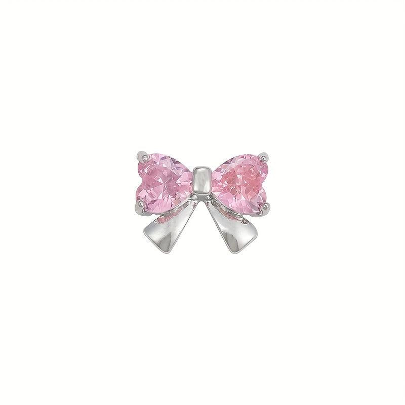 3D Nail Charms with Rhinestones and Pearls DIY Nail Art Accessories