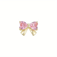 3D Nail Charms with Rhinestones and Pearls DIY Nail Art Accessories