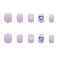 Heart Gradient Press On Nails False Nails for Women