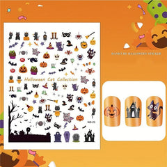 Halloween Nail Art Sticker Self Adhesive