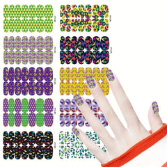 Carnival Nail Art Stickers Decals Self Adhesive Nail Decoration DIY Manicure