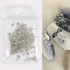 Crystal AB Nail Art Rhinestone Picker Mud Tray Set Manicure Tools