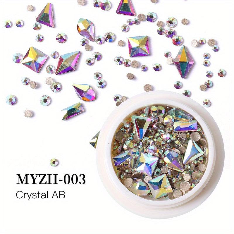 Nail Rhinestone Set Glass Gems Nail Art