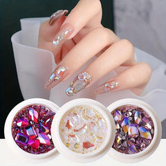 Nail Rhinestone Set Glass Gems Nail Art