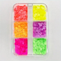 Nail Art Sequins Love Heart Glitter Flakes Acrylic Decoration