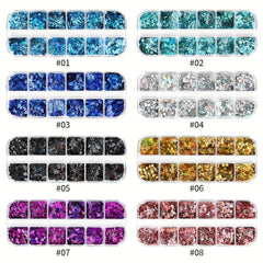 Holographic Laser Star Nail Glitter Flakes - Nail Art Supplies