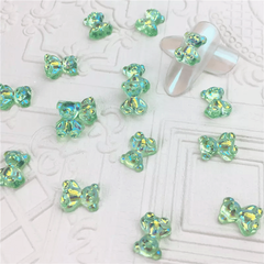 60Pcs 3D Bear Nail Art Accessories Self Adhesive Nail Decals