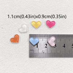 3D Heart Nail Art Charms Nail Jewelry Rhinestones