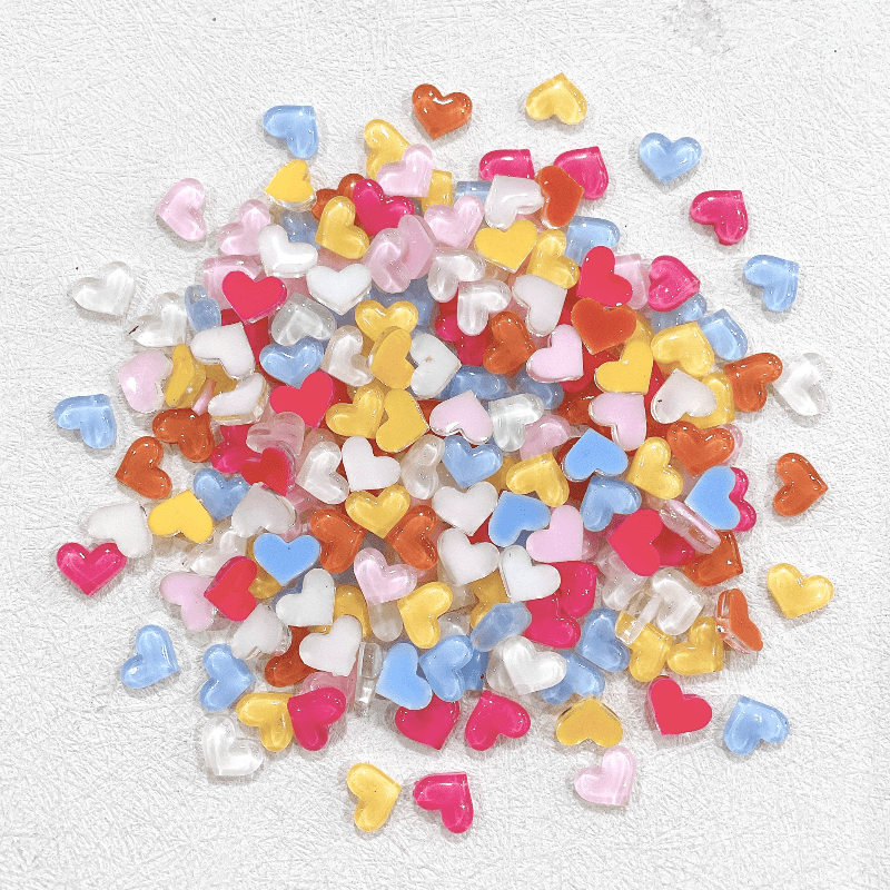 3D Heart Nail Art Charms Nail Jewelry Rhinestones