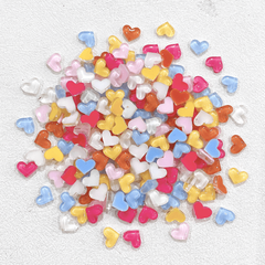 3D Heart Nail Art Charms Nail Jewelry Rhinestones