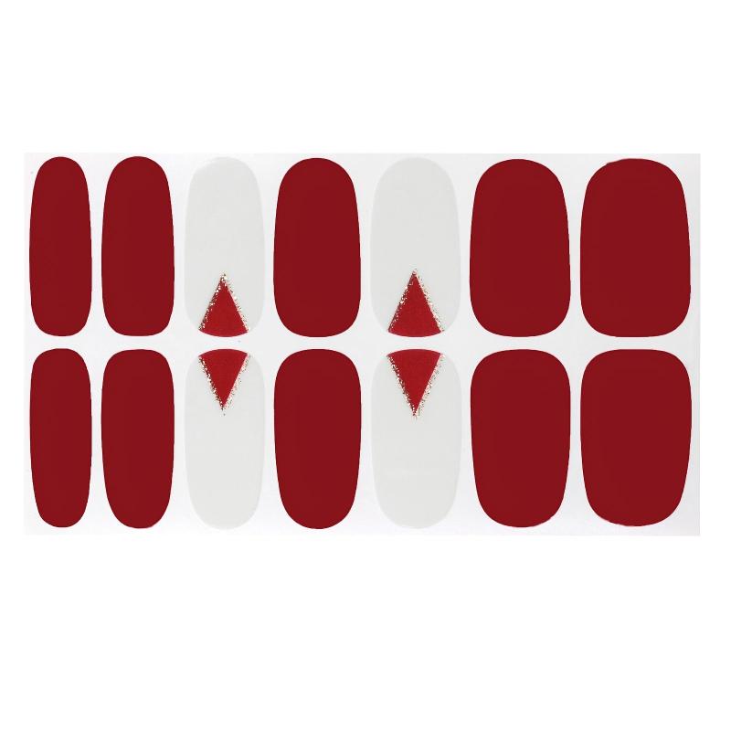 Retro Nail Wraps Nail Art Stickers Self Adhesive Gel Nail Strips for Women