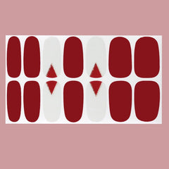 Retro Nail Wraps Nail Art Stickers Self Adhesive Gel Nail Strips for Women