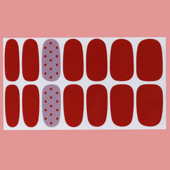 Retro Nail Wraps Nail Art Stickers Self Adhesive Gel Nail Strips for Women