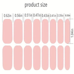 Christmas Nail Polish Stickers Snowflake Santa Claus Nail Strips Xmas Parties