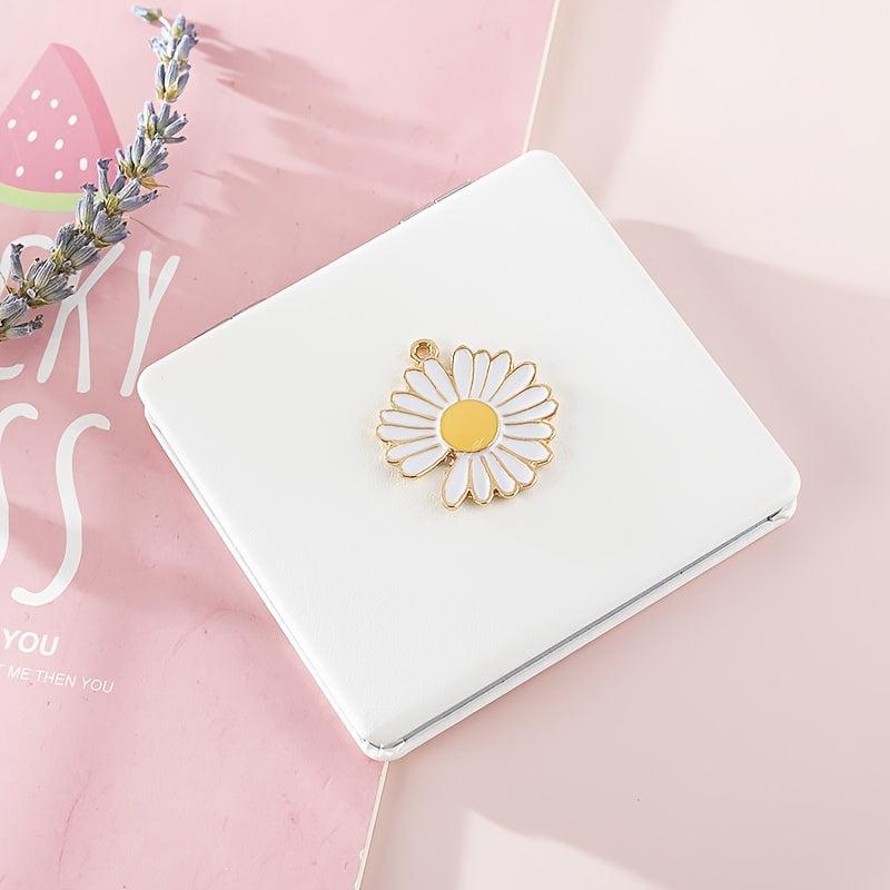 Daisy Pocket Mirror Beauty Magnifying Mirror for Girls Compact Travel Mirror