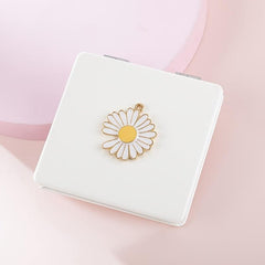 Daisy Pocket Mirror Beauty Magnifying Mirror for Girls Compact Travel Mirror