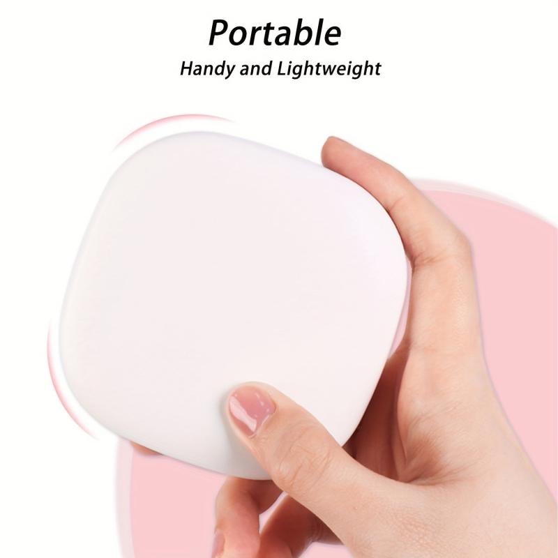 LED Pocket Mirror 1X 5X Magnification Compact Travel Makeup Mirror