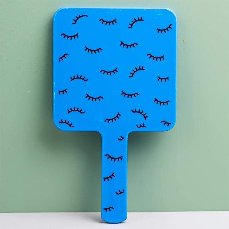 Small Square Makeup Mirror Handheld Portable Vanity Mirror for Home and Travel
