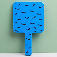 Small Square Makeup Mirror Handheld Portable Vanity Mirror for Home and Travel