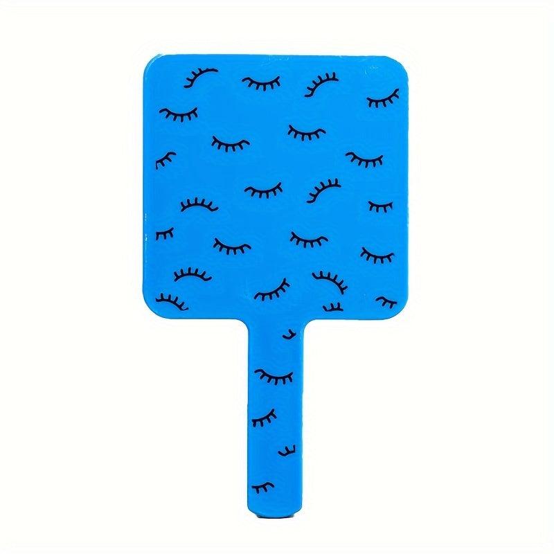Small Square Makeup Mirror Handheld Portable Vanity Mirror for Home and Travel