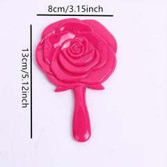 Vintage Rose Handheld Mirror Makeup Compact Hand held Pocket Mirrors