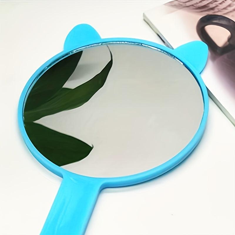 Cat Ear Hand Mirror Cartoon Makeup Vanity Mirror