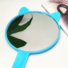 Cat Ear Hand Mirror Cartoon Makeup Vanity Mirror