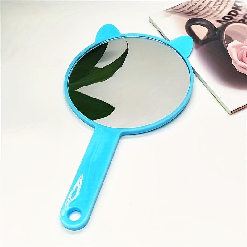 Cat Ear Hand Mirror Cartoon Makeup Vanity Mirror