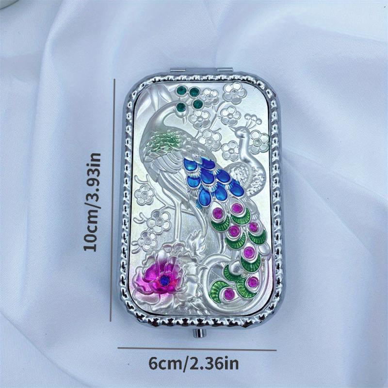 Vintage Mirror Double-sided Foldable Pocket Mirror