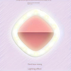 USB Rechargeable 36 LED Beauty Mirror Selfie Fill Light