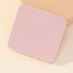 Double Sided Pink Square Foldable Mirror for Women - Compact and Handheld