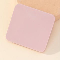 Double Sided Pink Square Foldable Mirror for Women - Compact and Handheld