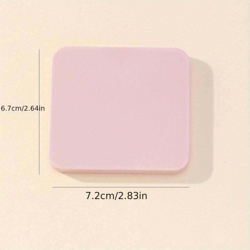 Double Sided Pink Square Foldable Mirror for Women - Compact and Handheld