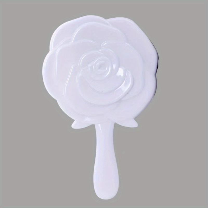 Vintage 3D Rose Handheld Mirror for Makeup & Skincare