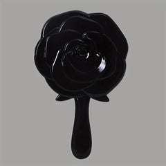 Vintage 3D Rose Handheld Mirror for Makeup & Skincare