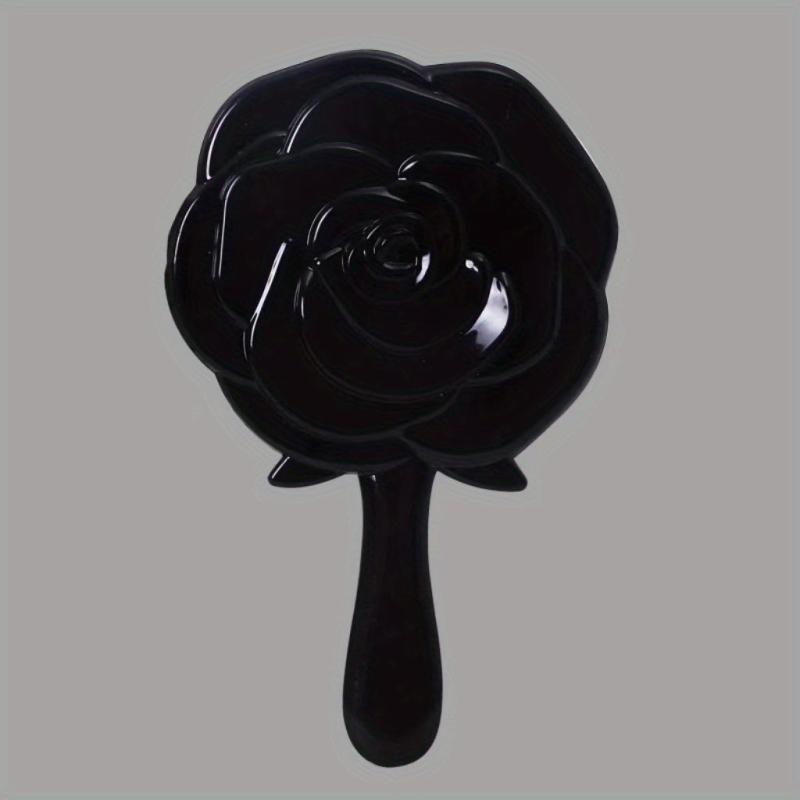Vintage 3D Rose Handheld Mirror for Makeup & Skincare