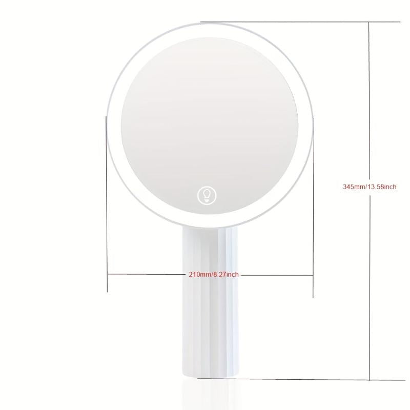 Rechargeable Makeup Mirror with 46 LED Lights & 3 Lighting Modes