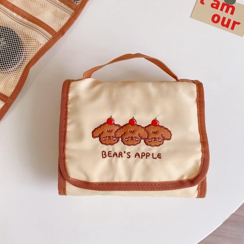 Cartoon Cosmetic Bag Toiletry Travel Bag Makeup Brush Bags Organizer