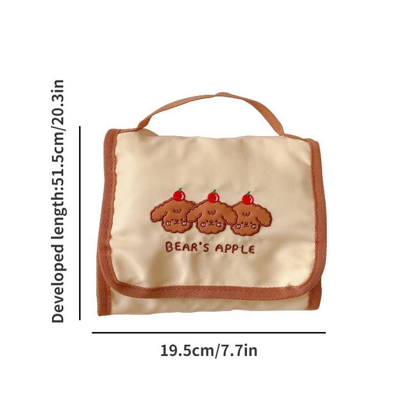 Cartoon Cosmetic Bag Toiletry Travel Bag Makeup Brush Bags Organizer