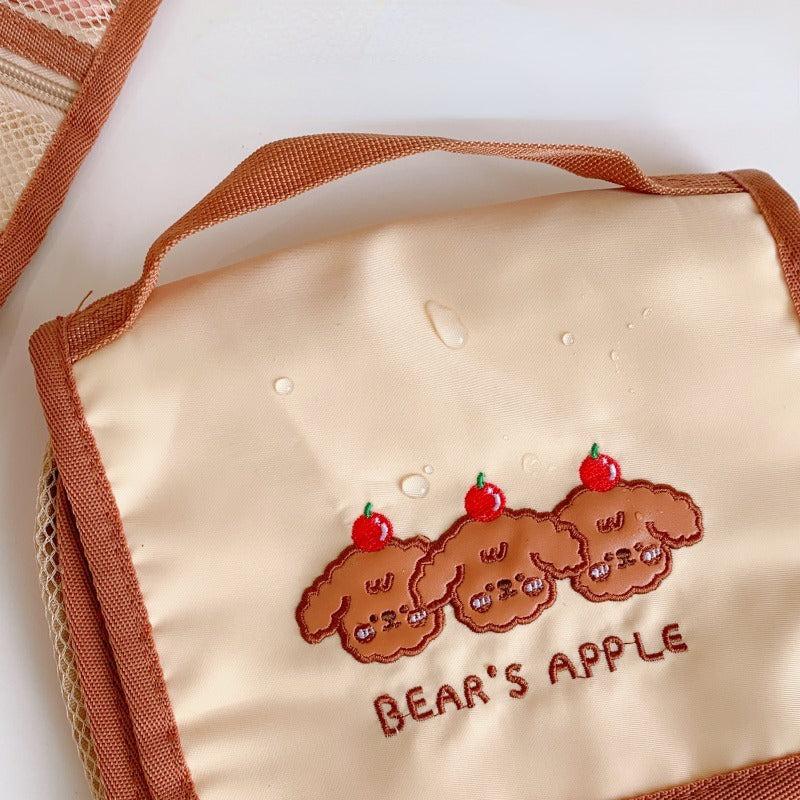Cartoon Cosmetic Bag Toiletry Travel Bag Makeup Brush Bags Organizer
