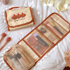 Cartoon Cosmetic Bag Toiletry Travel Bag Makeup Brush Bags Organizer