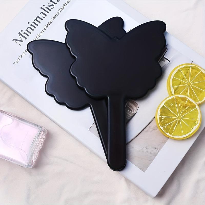 Butterfly Hand Mirror Eco friendly Handheld Cosmetic Touch up Mirror