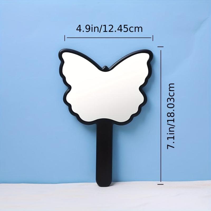 Butterfly Hand Mirror Eco friendly Handheld Cosmetic Touch up Mirror