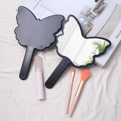 Butterfly Hand Mirror Eco friendly Handheld Cosmetic Touch up Mirror
